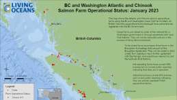 Salmon Farms closed by order of government or First Nation
