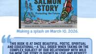 A Salmon Story poster with Karen's quote